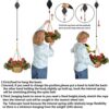 YukaBa Plant Pulley Adjustable Hanging Planters Flower Basket Hook Hanger for Garden Baskets Pots Birds Feeder in… - Image 4
