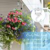 Hotop 4 Sets Ceiling Hooks for Hanging Plants Swag Ceiling Hooks Swivel Hook with Screw Bolt, Zinc Plated Screw Spring… - Image 6
